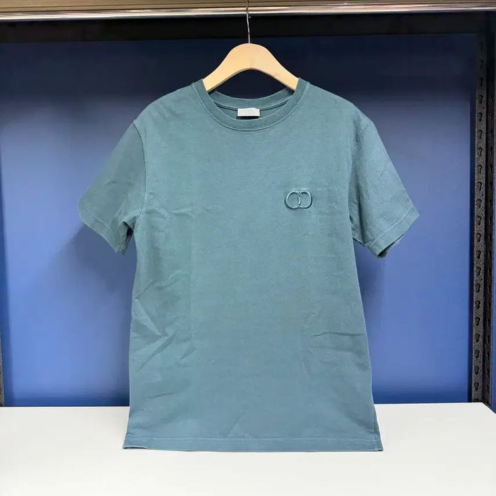[BUNJANG] Dior CD Logo Icon Embroidered Short Sleeve T-Shirt / { S } 디올 CD 로고 아이콘 자수 반팔 티셔츠