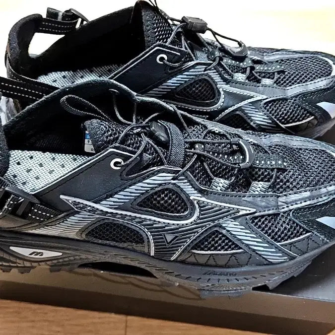 [BUNJANG] Mizuno Wave Rider Trail Black Gorpcore Sneakers / 미즈노 레이서 트레일 블랙 고프코어 운동화
