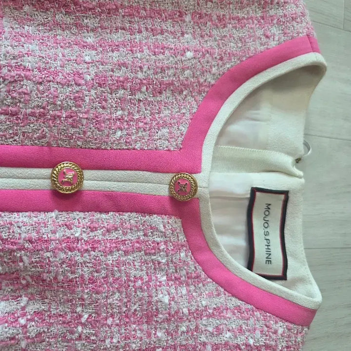 [BUNJANG] MOJO.S.FININ Tweed Belt Dress / 모조에스핀 트위드 벨트 원피스