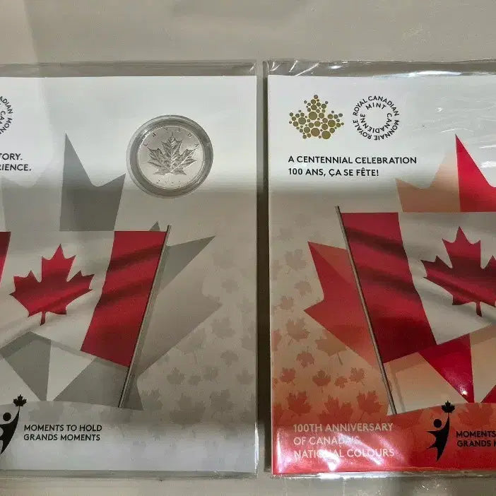 [BUNJANG] Royal Canadian Mint 100th Anniversary Maple Silver Coin Set / 한정판 캐나다 조폐국 100주년  메이플 은화 세트