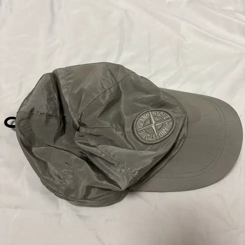 [BUNJANG] Stone Island Nylon Metal Ball Cap Grey L / 스톤아일랜드 나일론 메탈 볼캡 그레이