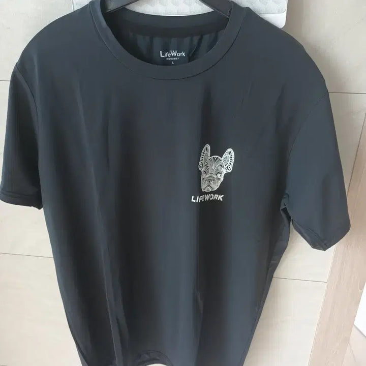 [BUNJANG] Lifework Black Cooling Short-Sleeve T-Shirt - Size L (New) / 라이프워크 블랙 냉감  반팔 티셔츠 L 새상품