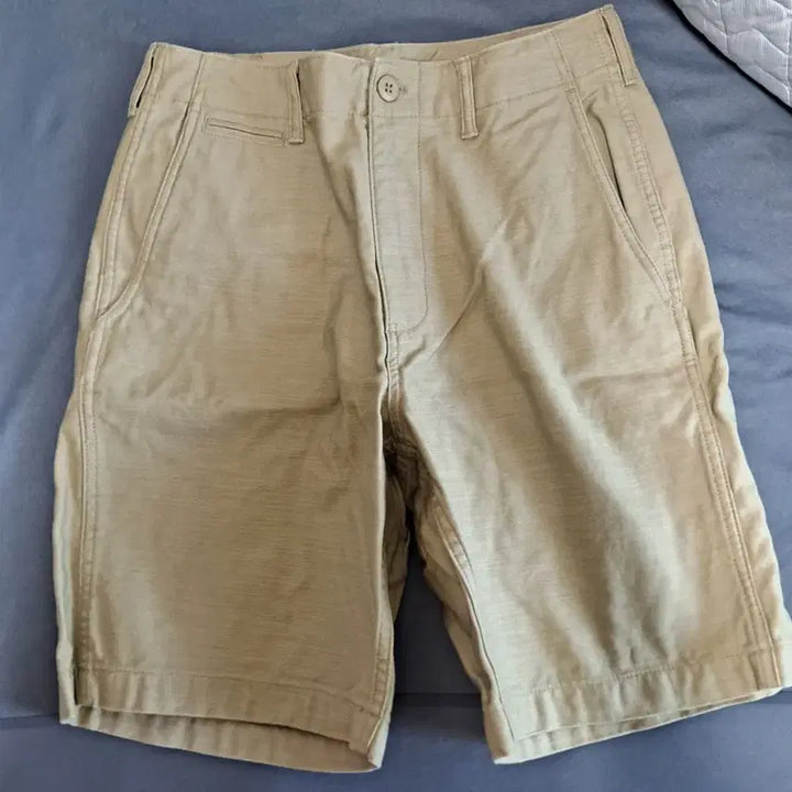 [BUNJANG] Musinsa Standard Back Satin Shorts Beige 28 / 무탠다드 백사틴 반바지 베이지 28