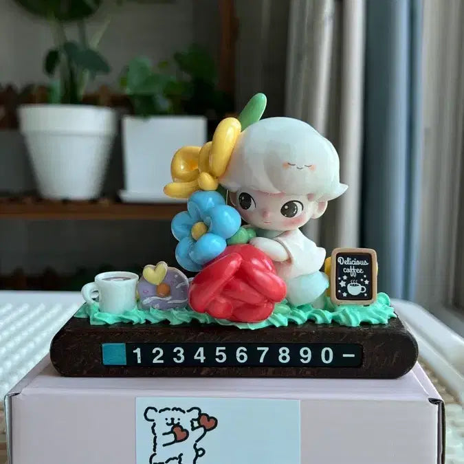 [BUNJANG] Dimoo Double-Sided Car Plate Figure / 디무