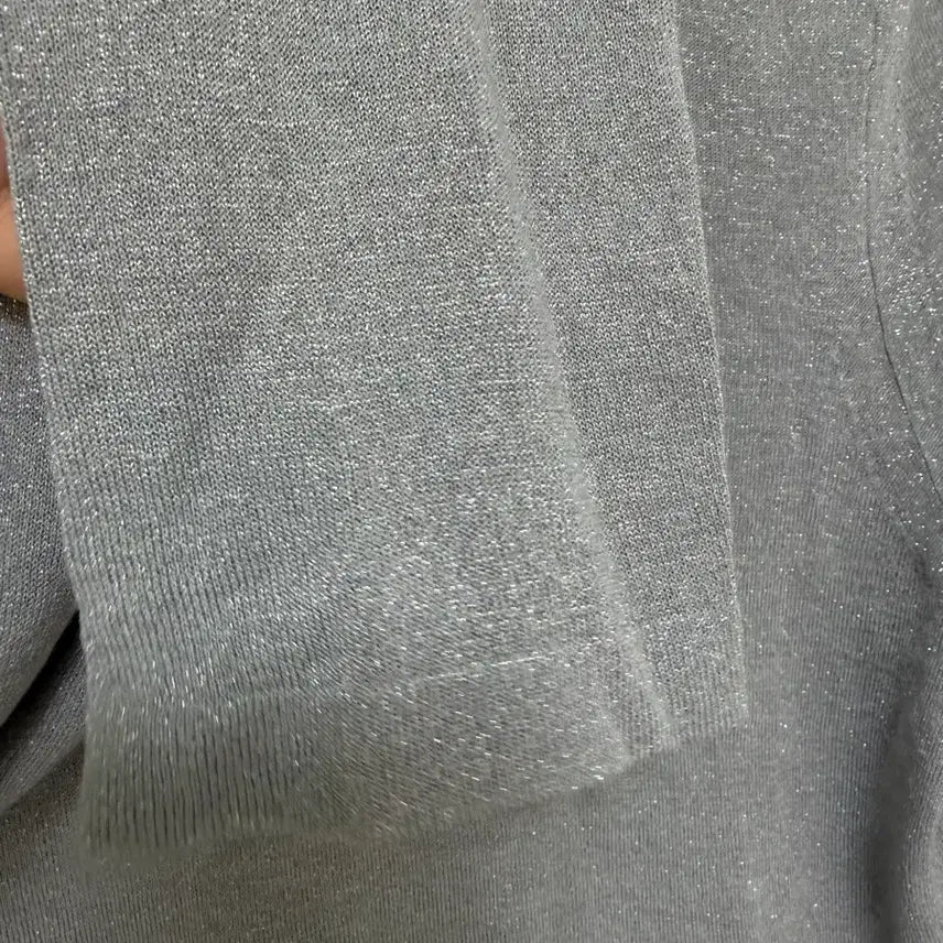 [BUNJANG] Calvin Klein Grey Knit Sweater / CK 캘빈클라인 그레이 여름니트