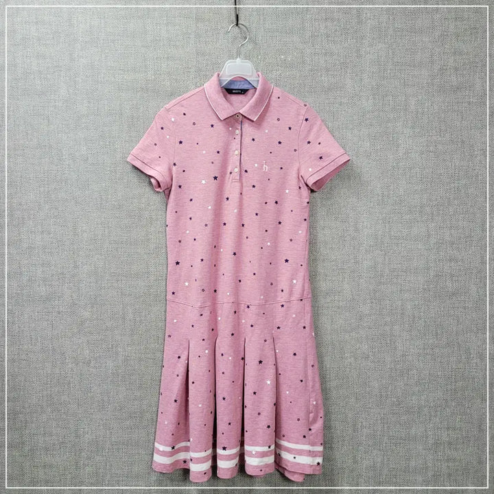 [BUNJANG] HAZZYS Pink Printed One-Piece Dress Women&