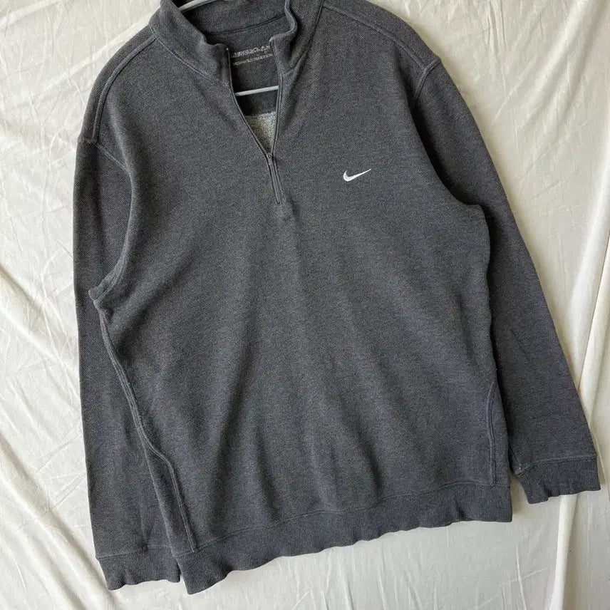 [BUNJANG] Nike Swoosh Half-Zip Sweatshirt / 나이키 스우시 반집업