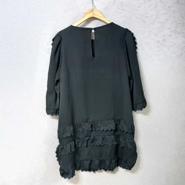 [BUNJANG] Lucky Chouette Black Frill Dress Women&