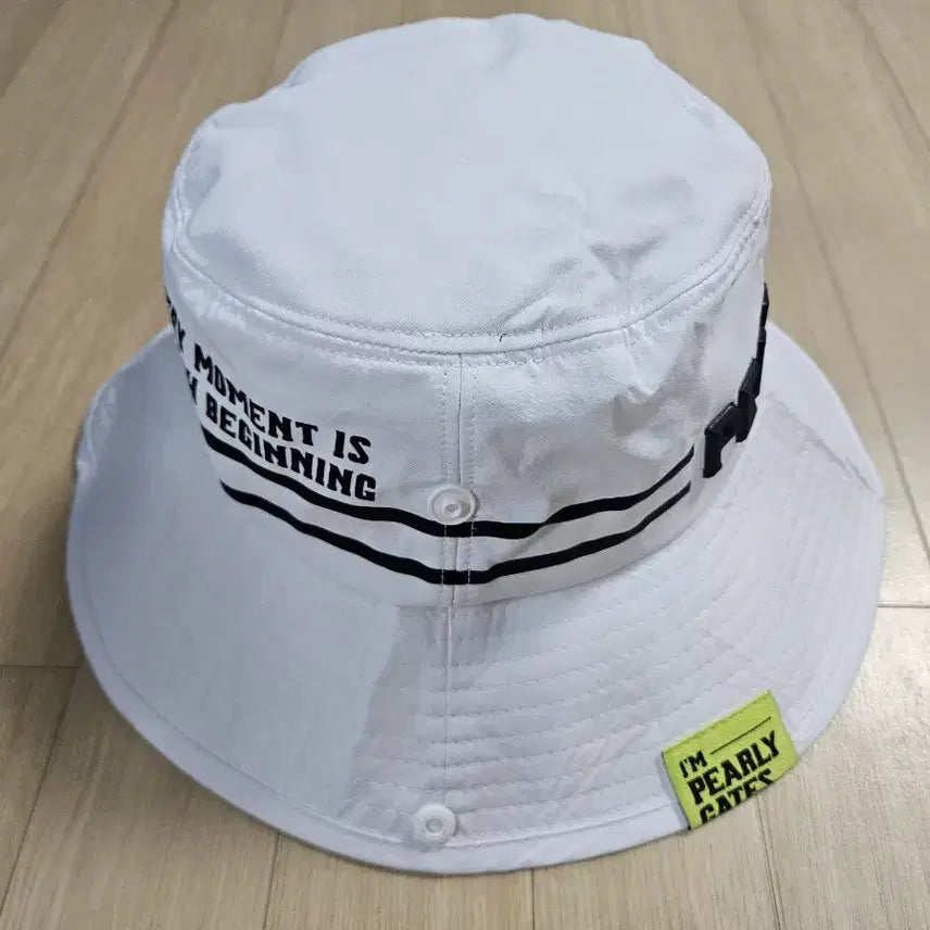 [BUNJANG] Pearly Gates White Bucket Hat / [PEARLY GATES] 파리게이츠 화이트 버킷햇 58
