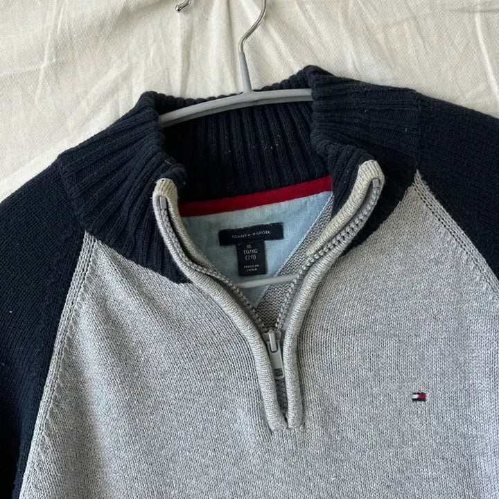 [BUNJANG] Tommy Hilfiger Half-Zip Knit Sweater XL / 타미힐피거 반집업 니트