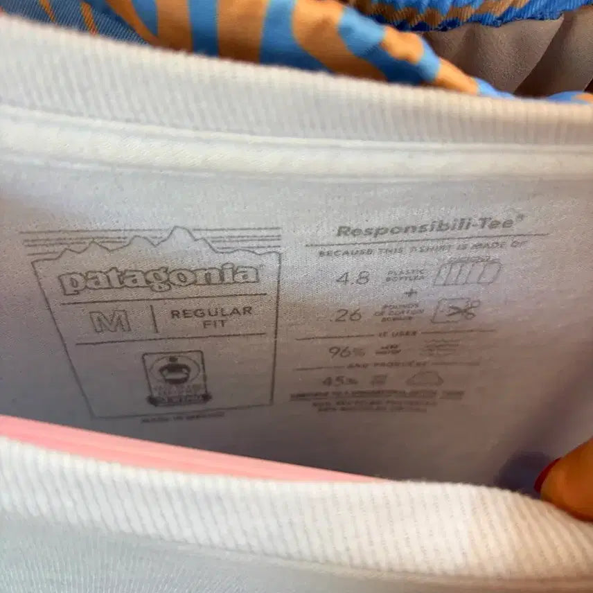 [BUNJANG] Patagonia Long Sleeve T-Shirt White / 파타고니아 긴팔티 화이트