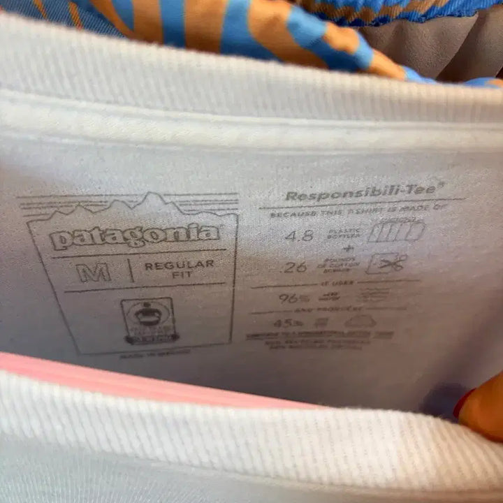 [BUNJANG] Patagonia Long Sleeve T-Shirt White / 파타고니아 긴팔티 화이트
