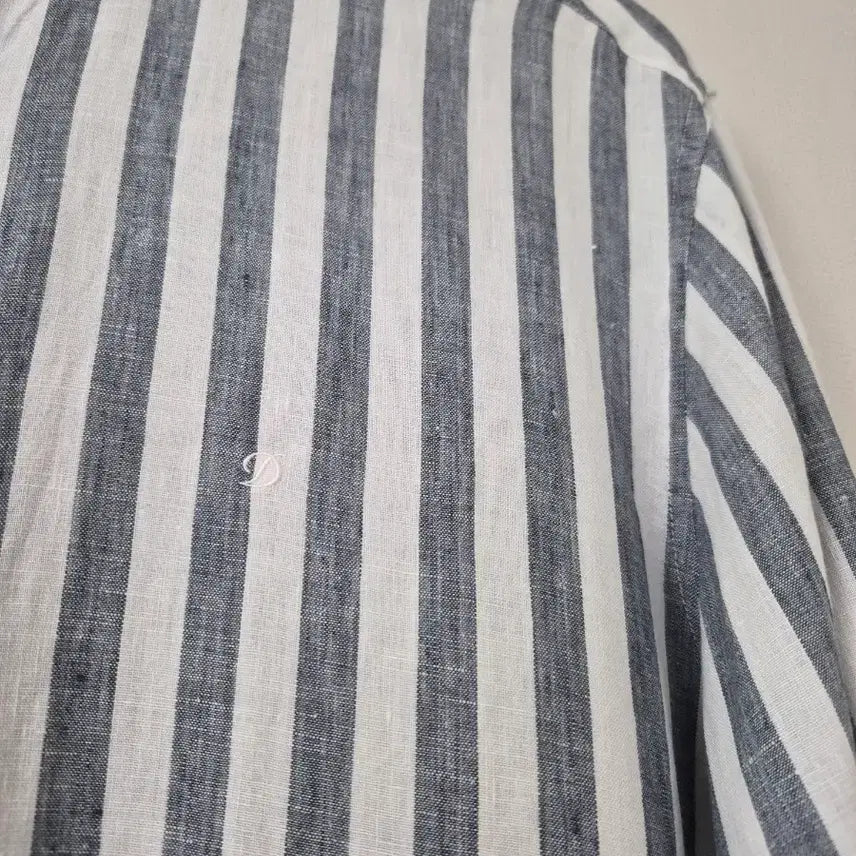 [BUNJANG] Dupont Stripe Linen Shirt / 듀퐁스트라이프린넨셔츠