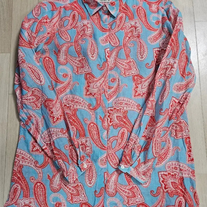 [BUNJANG] Etro Paisley Summer Long Sleeve Shirt / [ETRO] 에트로 페이즐리 여름 긴팔셔츠 42