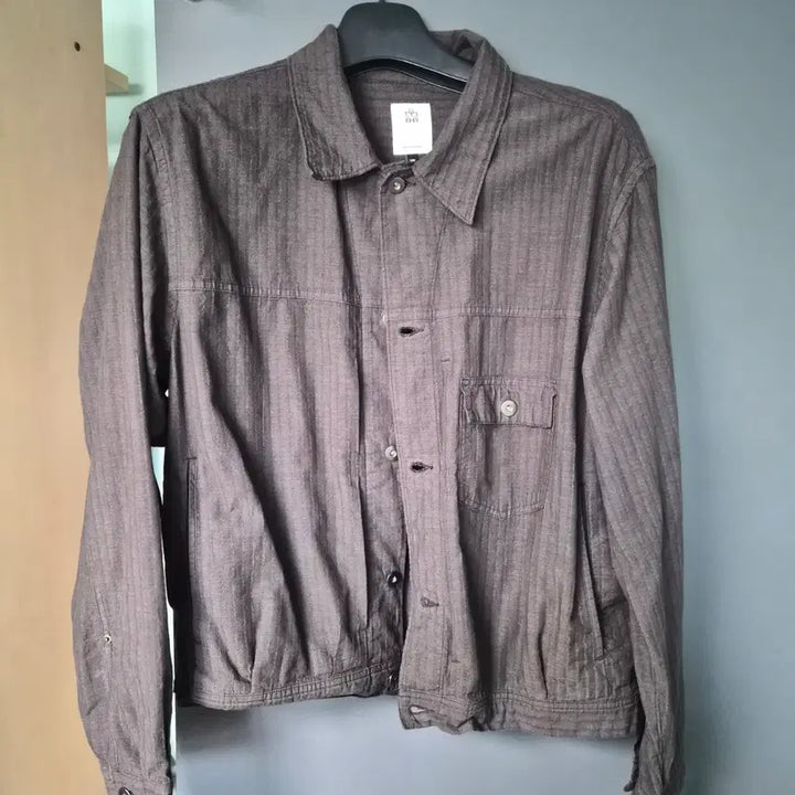 [BUNJANG] Poleraitu Light Trucker Jacket Charcoal / [3] 폴리테루 라이트 트러커 차콜