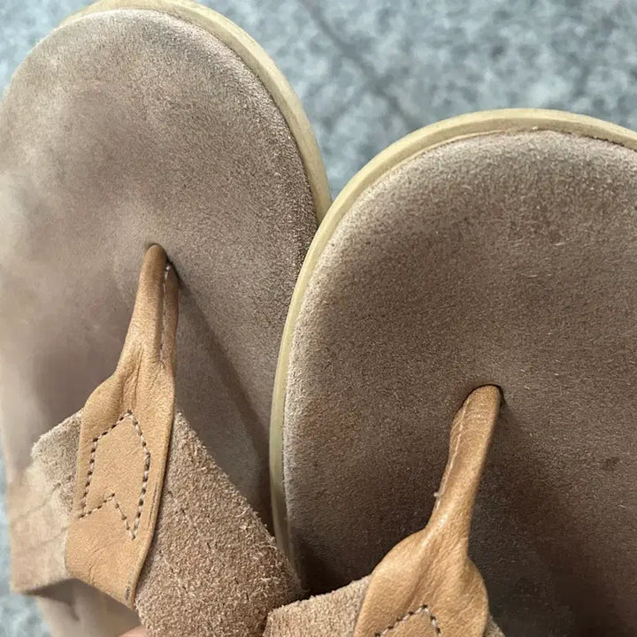[BUNJANG] Island Slipper Brown Suede Sandals Size 6 (US Women&