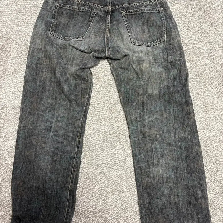 [BUNJANG] Comme des Garçons Homme Black Denim Military Pants / 꼼데가르송 옴므 밀리터리 흑청 데님 팬츠