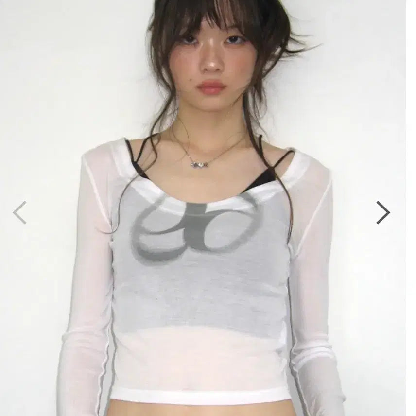[BUNJANG] Az Onn See-Through T-Shirt / 애즈온 시스루티