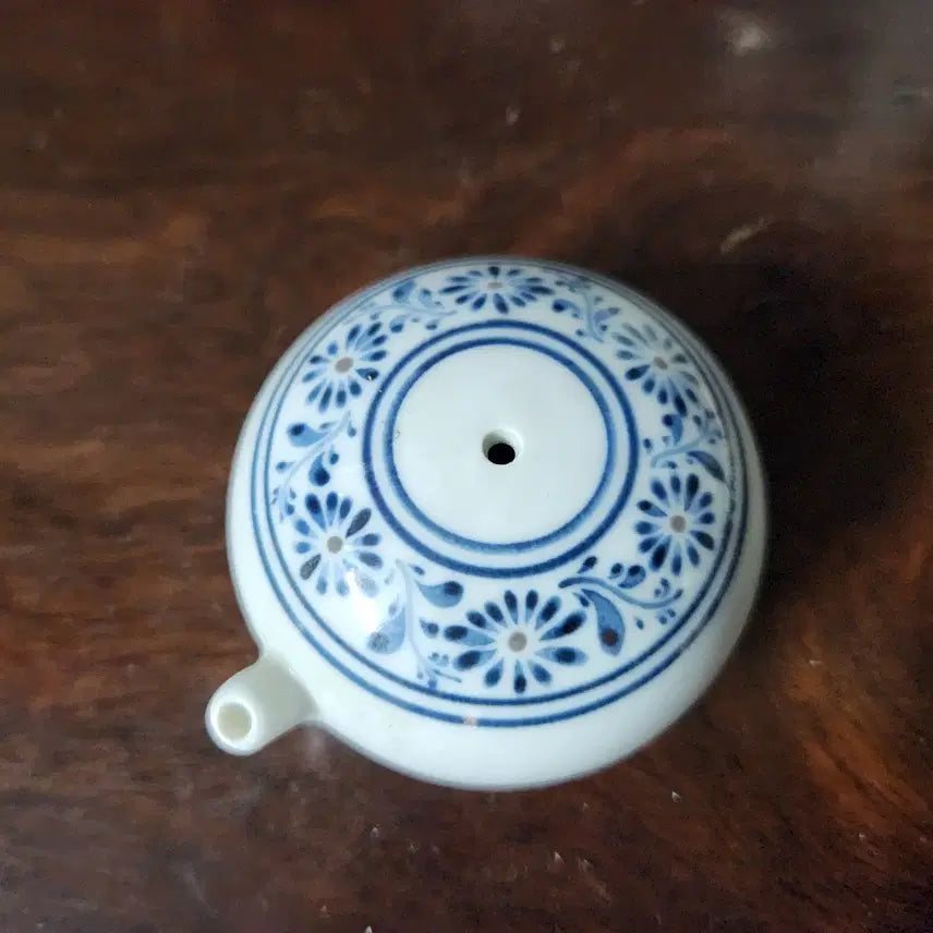 [BUNJANG] Master Potter Park Bu-won Celadon Chrysanthemum Pattern Inkstone / 왕실도예명장 지당 박부원 도자기 청화백자 국화문연적