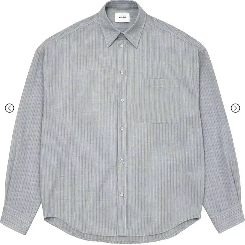 [BUNJANG] Kamien Heavy Stripe Shirt / (3)카미엔 헤비 스트라이프 셔츠
