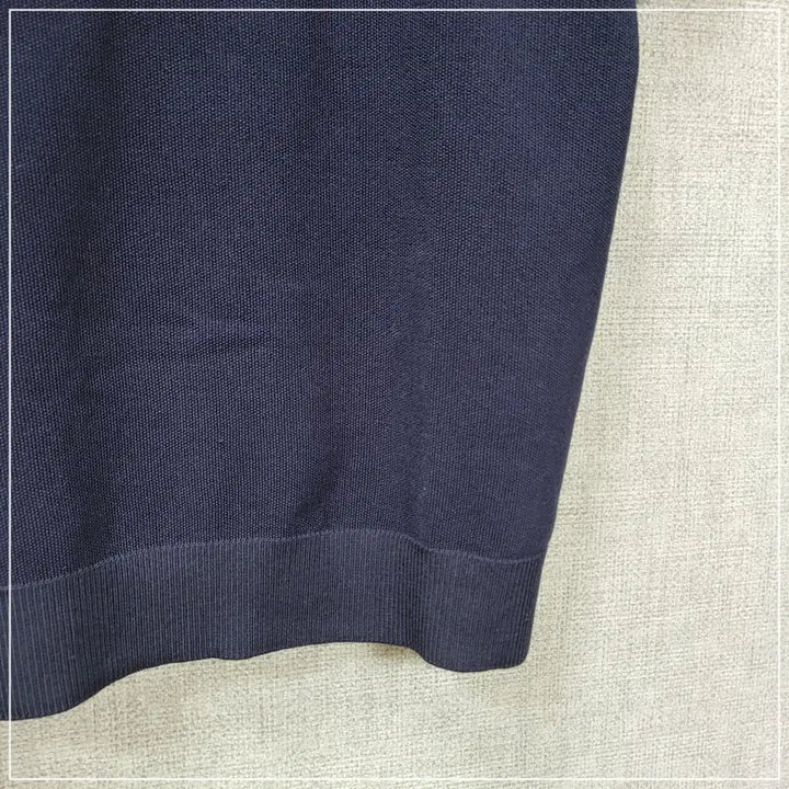 [BUNJANG] Beanpole Navy Short Sleeve Knit Polo Shirt Men&