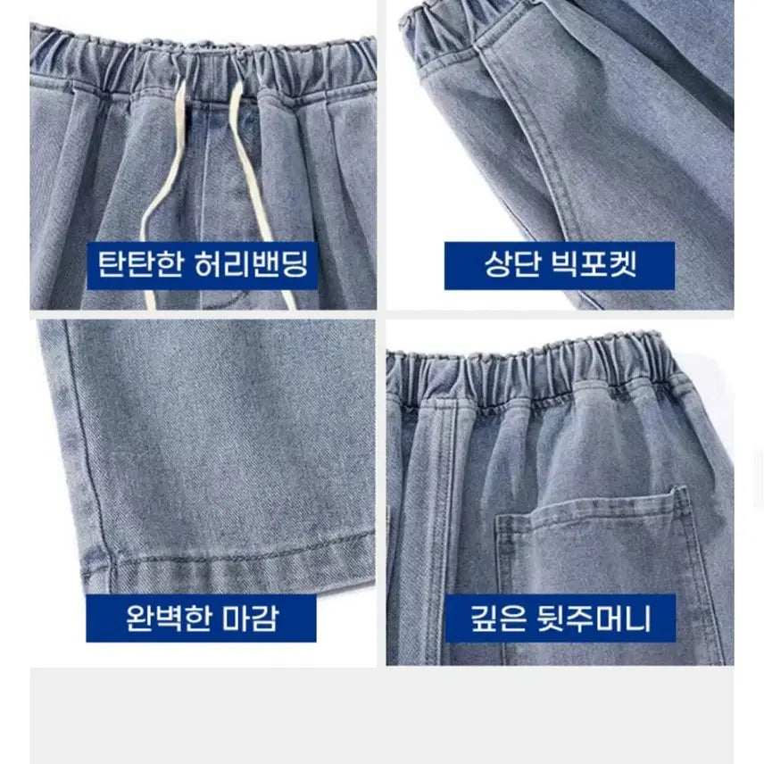 [BUNJANG] Denim Pants 5-Button / 5부 데님팬츠