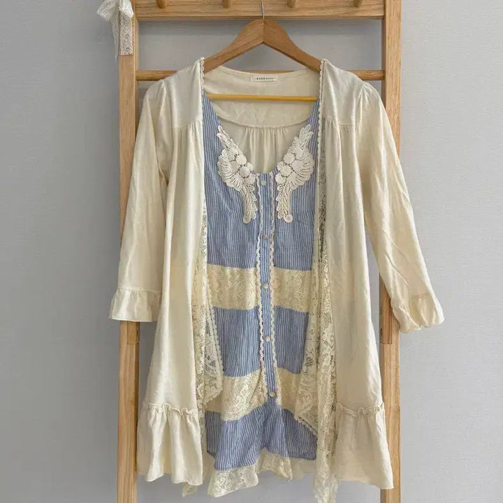 [BUNJANG] Axis Farm Patch Cardigan Dress / 엑시스팜) 패치가디건원피스