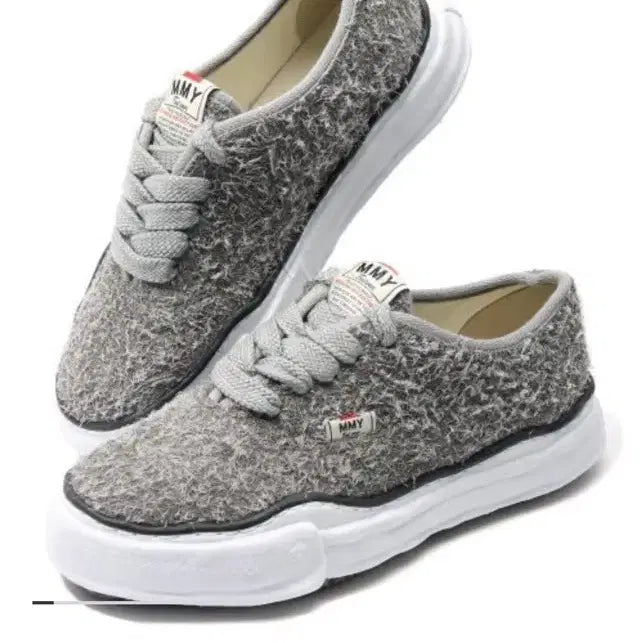 [BUNJANG] Mihara Yasuhiro Grey Textured Sneakers Size 42 / 미하라 야스히로 42
