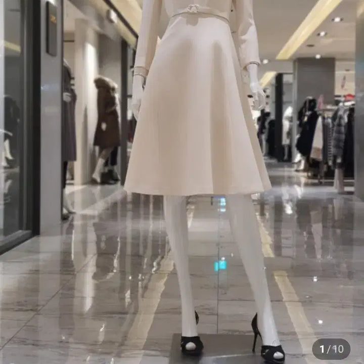 [BUNJANG] JIGOTT Square Neck Flare Two-Piece Wedding Guest Dress / 지고트 스퀘어넥 플레어 2부 피로연 상견례 원피스