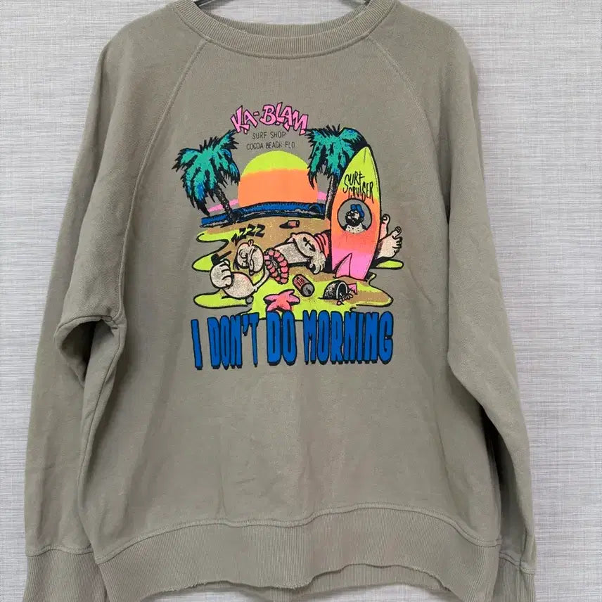 [BUNJANG] Saint One-Size Crewneck Sweatshirt / 세인트원사이즈 맨투맨