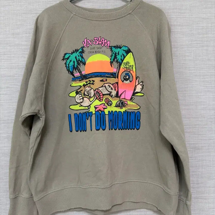 [BUNJANG] Saint One-Size Crewneck Sweatshirt / 세인트원사이즈 맨투맨
