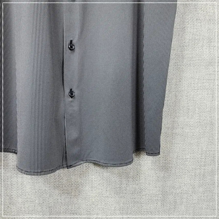 [BUNJANG] Louis Castel Black Pattern Short Sleeve Shirt Men&
