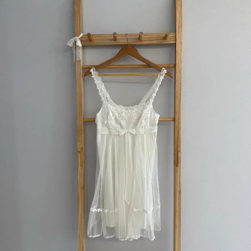 [BUNJANG] Lace Detail Slip Dress / 레이스디테일 슬립원피스