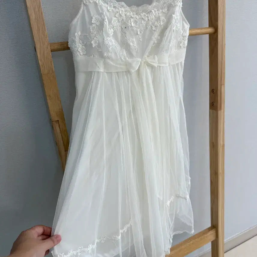 [BUNJANG] Lace Detail Slip Dress / 레이스디테일 슬립원피스