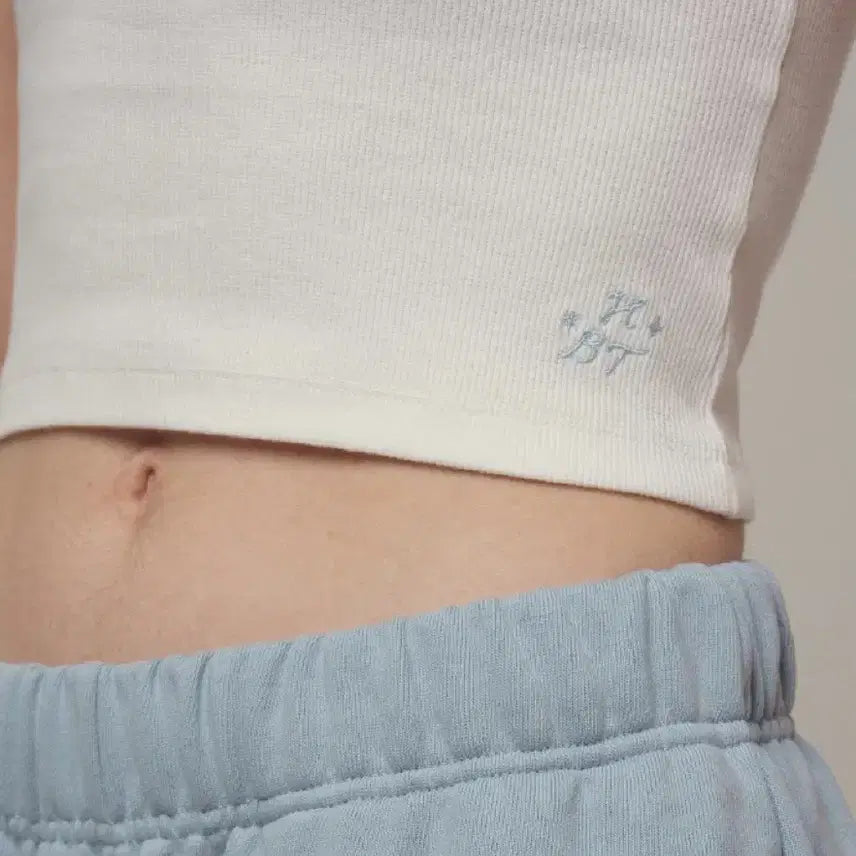 [BUNJANG] Homebody Things Baby Crop Top Ivory / 홈바디띵즈 Baby Crop Top Ivory