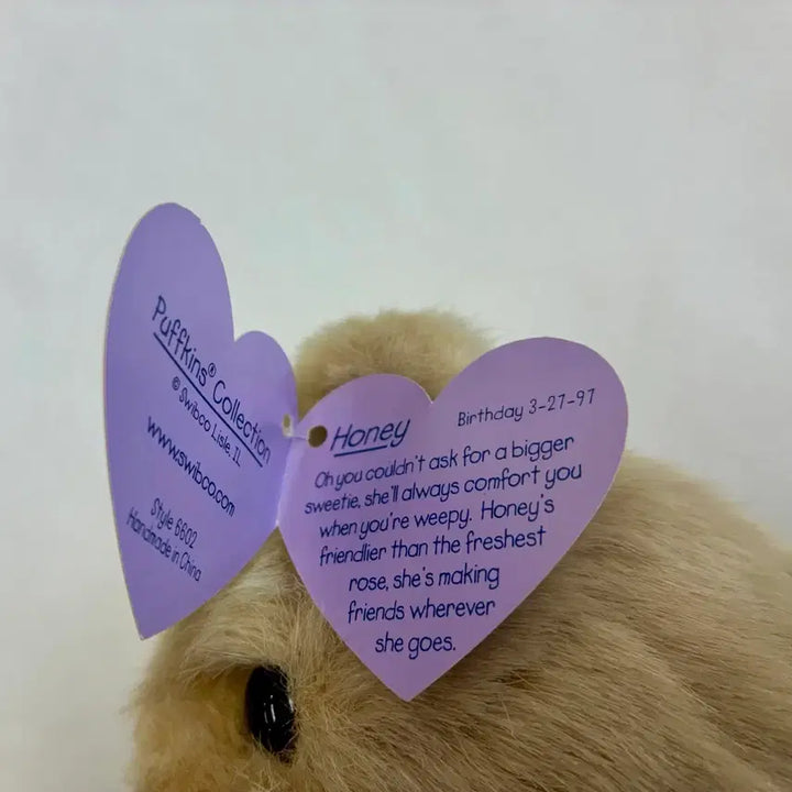 [BUNJANG] Puffkins Honey Peanut Butter Bear Plush / Puffkins Honey 곰인형