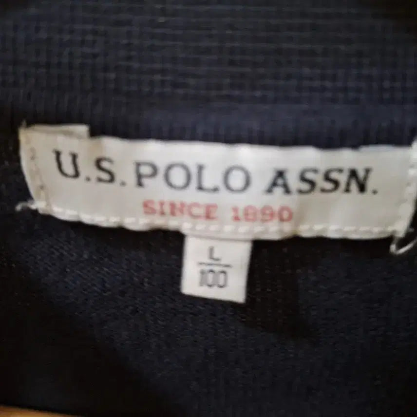 [BUNJANG] U.S. POLO ASSN. Navy Collared Knit L / 