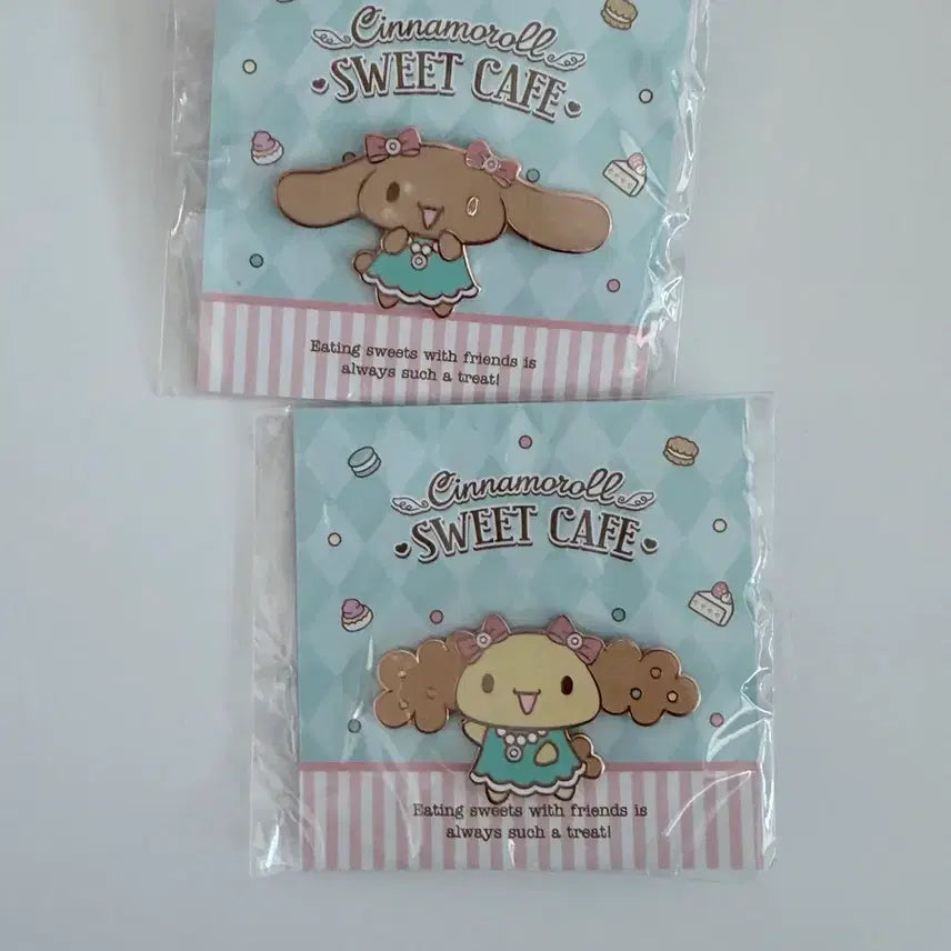 [BUNJANG] Cinnamoroll Cappuccino Badge Set / 시나모롤 모카 카푸치노 뱃지 세트판매