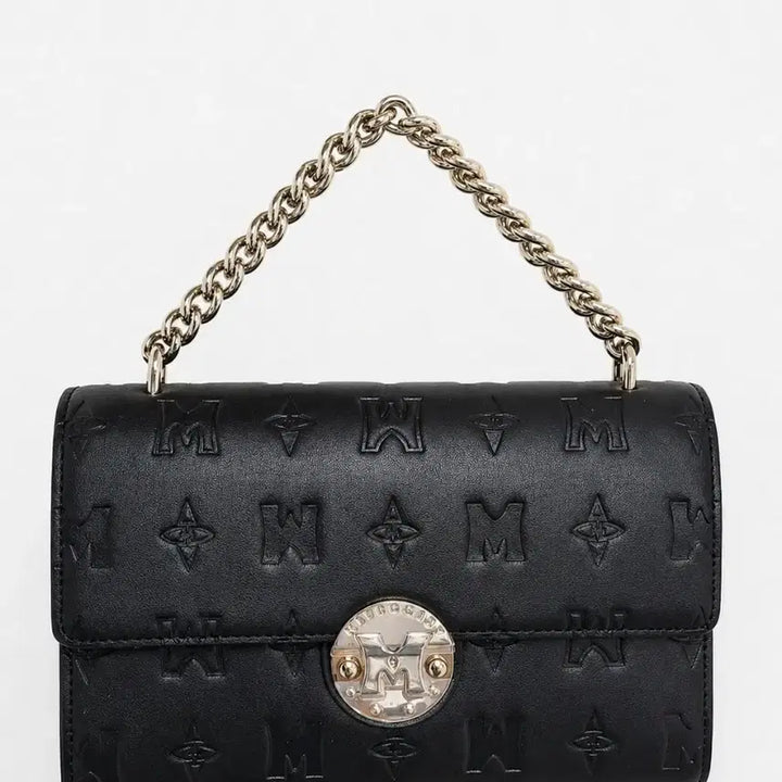 [BUNJANG] Metrocity Black Leather Crossbody Shoulder Bag / 메트로시티 (새상품) 블랙 크로스백 숄더백