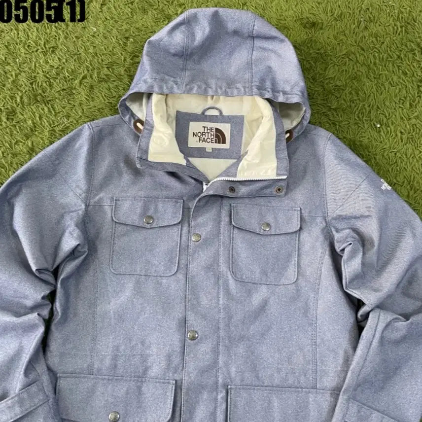 [BUNJANG] The North Face Hooded Coat Jacket Blue Men&