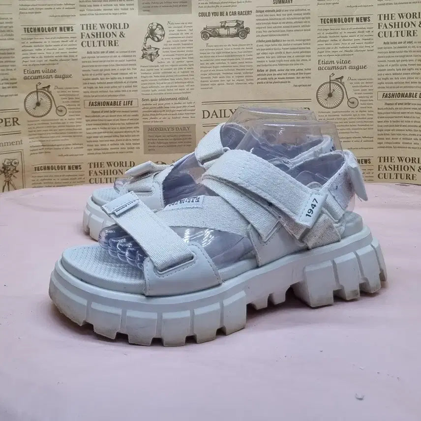 [BUNJANG] Palladium Revolt Platform Sandals / 팔라디움 리볼트 플랫폼 샌들 230