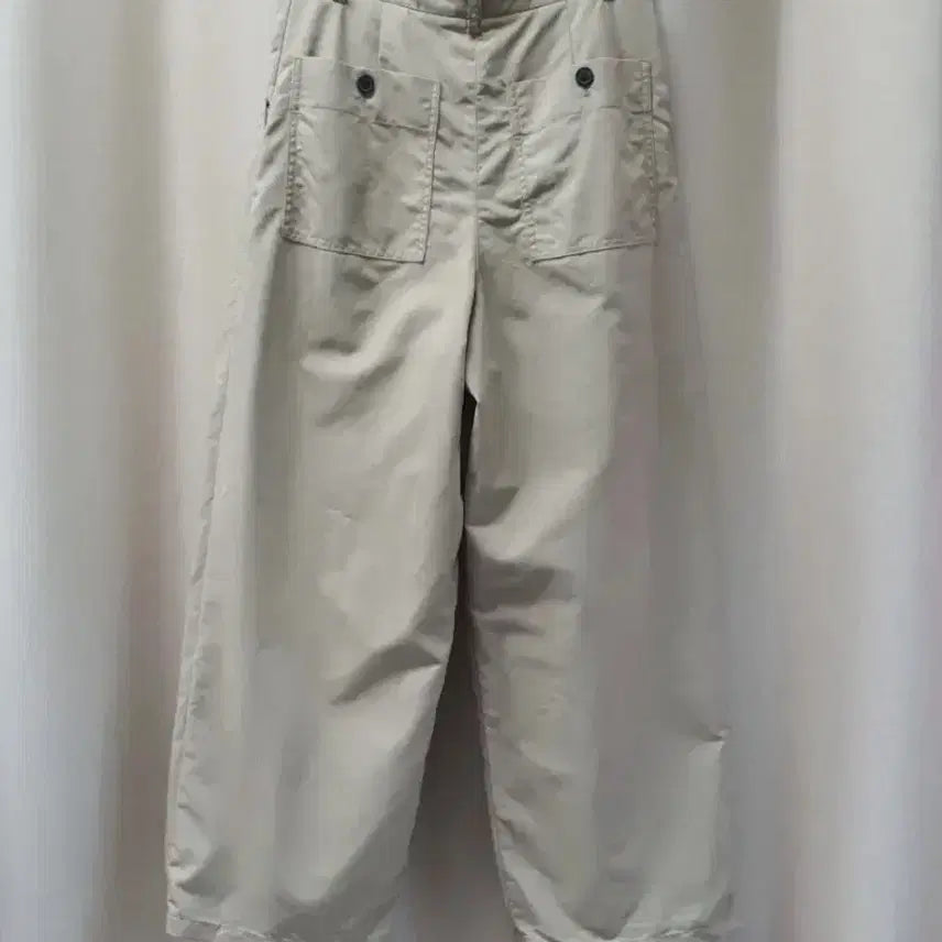 [BUNJANG] Tomboy Wide Fit Slacks Beige / 톰보이 바지