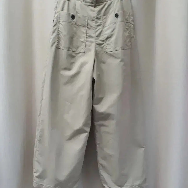 [BUNJANG] Tomboy Wide Fit Slacks Beige / 톰보이 바지