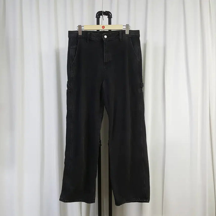 [BUNJANG] Oil Jang Black Cargo Pants 34 Inch / 24년 무신사 블랙 청카고바지 34인치 오일장 87 14