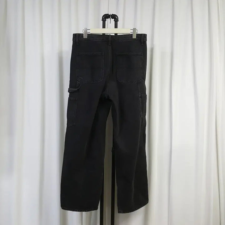 [BUNJANG] Oil Jang Black Cargo Pants 34 Inch / 24년 무신사 블랙 청카고바지 34인치 오일장 87 14