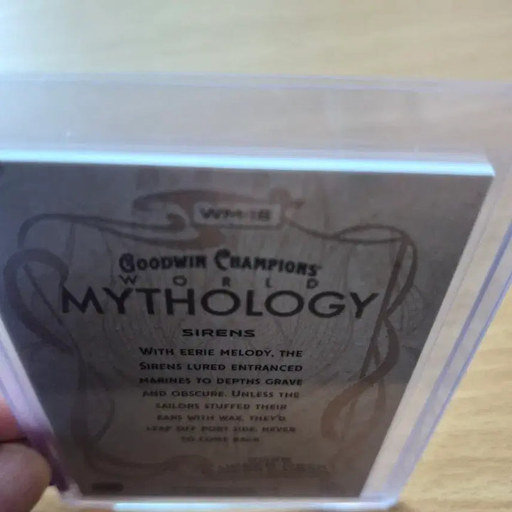 [BUNJANG] 2025 Upper Deck Goodwin Champions World Mythology Siren SP Insert Card / 2025 어퍼덱 굿윈챔피언스 세계 신화 세이렌 SP카드 판매