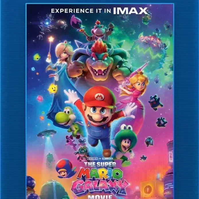 [BUNJANG] Super Mario Galaxy IMAX Poster / 슈퍼마리오 갤럭시 아이맥스 포스터 IMAX