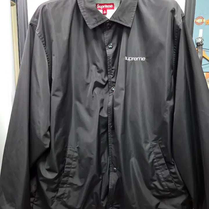 [BUNJANG] Supreme Black NYC Coach Jacket XL / 슈프림 블랙 코치 자켓 NYC xl