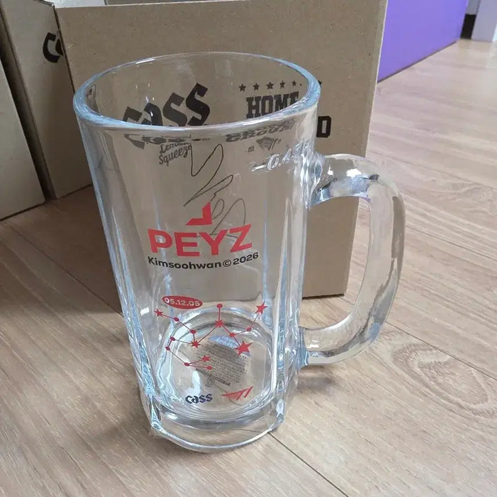 [BUNJANG] T1 CAS PEYZ Kim Suhan Beer Glass / T1 카스 페이즈 PEYZ 김수환 맥주잔