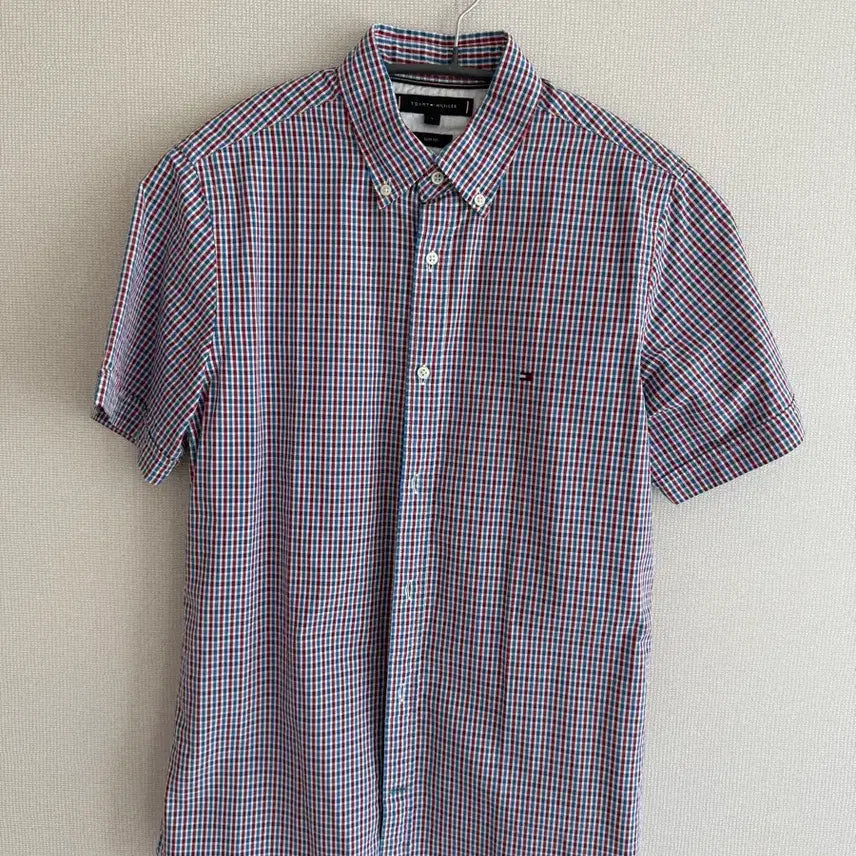 [BUNJANG] Tommy Hilfiger Check Short Sleeve Shirt S / 타미힐피거 체크 반팔 셔츠 S